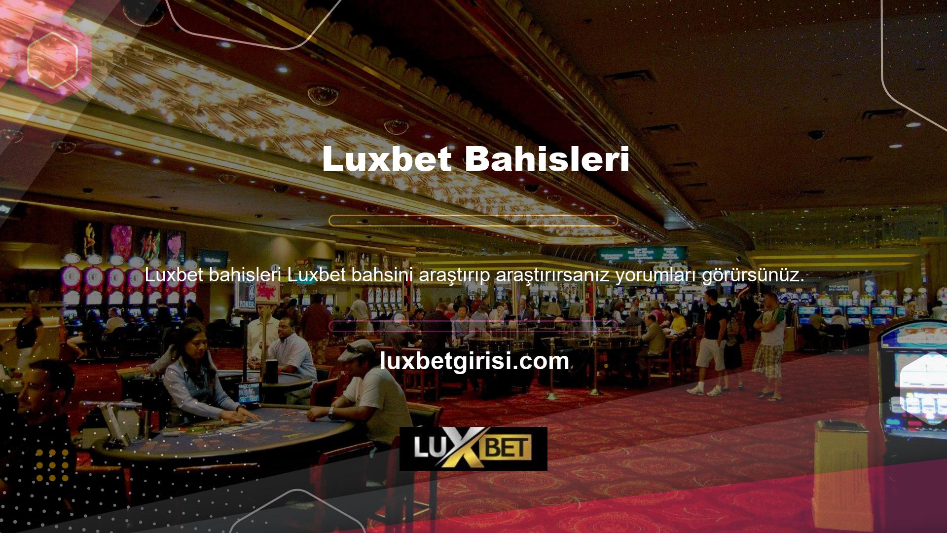 Luxbet Bahisleri