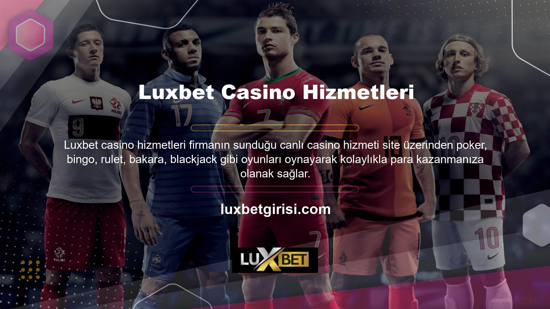 Daha fazla bilgi için lütfen Luxbet giriş sayfasına bakın